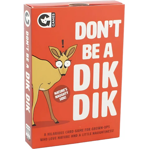 Ginger Fox Dont Be a Dik Dik Party Game