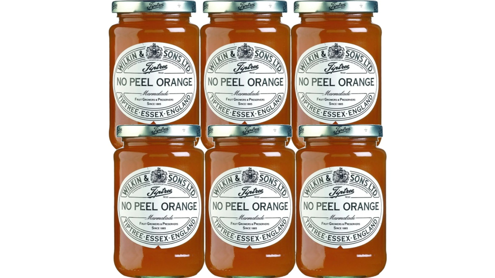 Tiptree No Peel Orange Marmalade 340g - 6-Pack