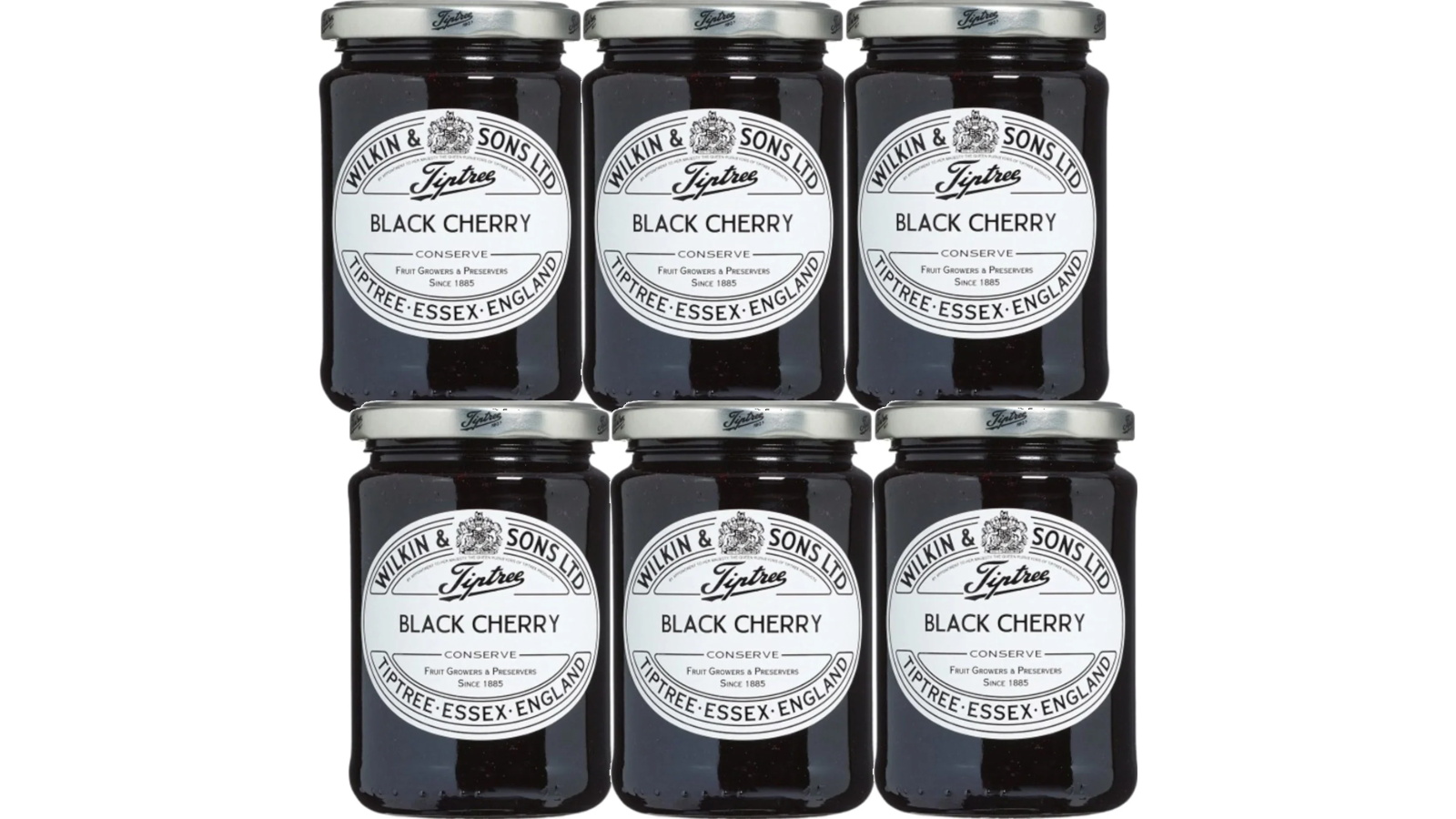 Tiptree Black Cherry Conserve 340g - 6-Pack