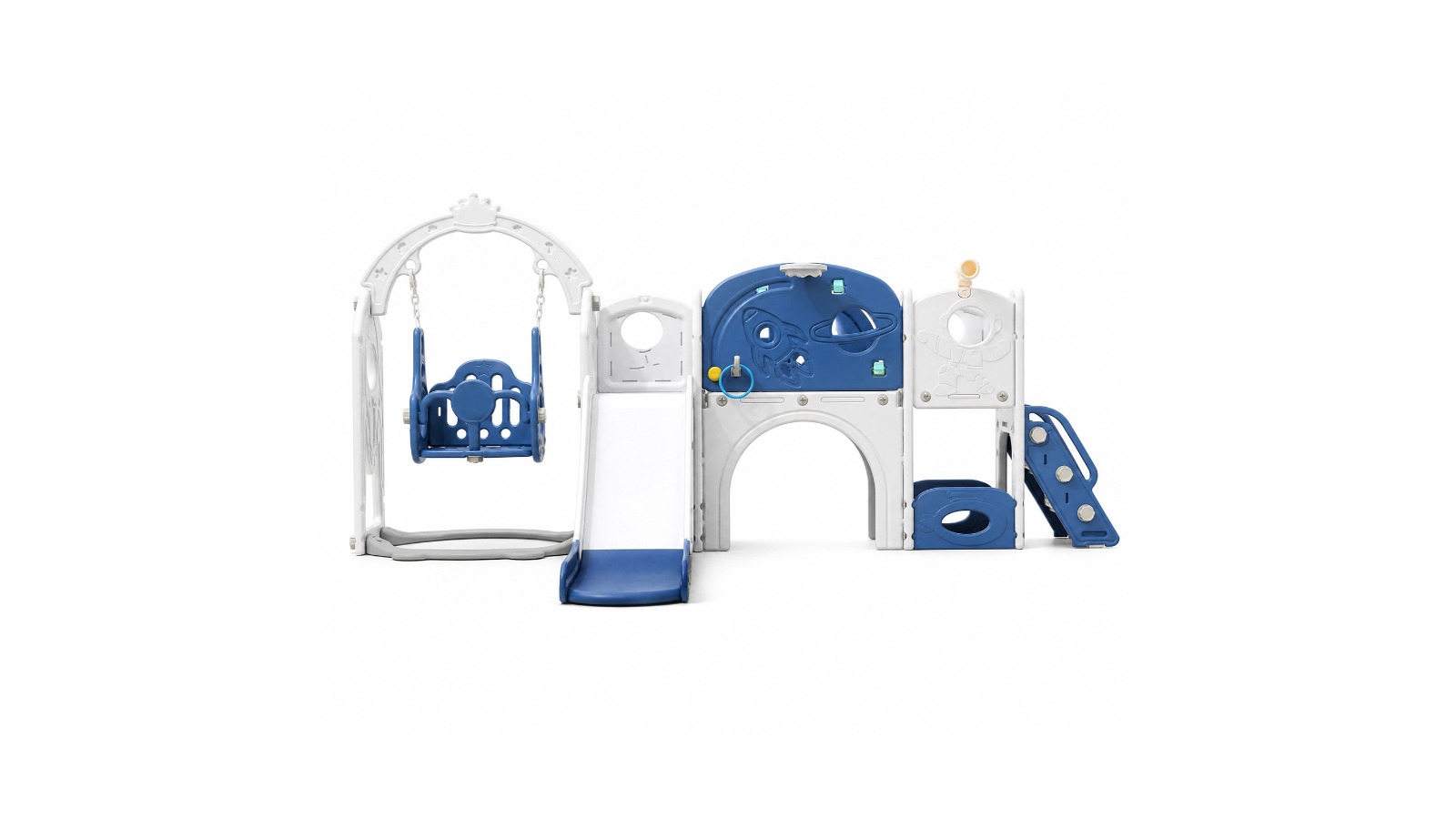 Advwin 10-in-1 Kids Activity Centre Set - Blue/White