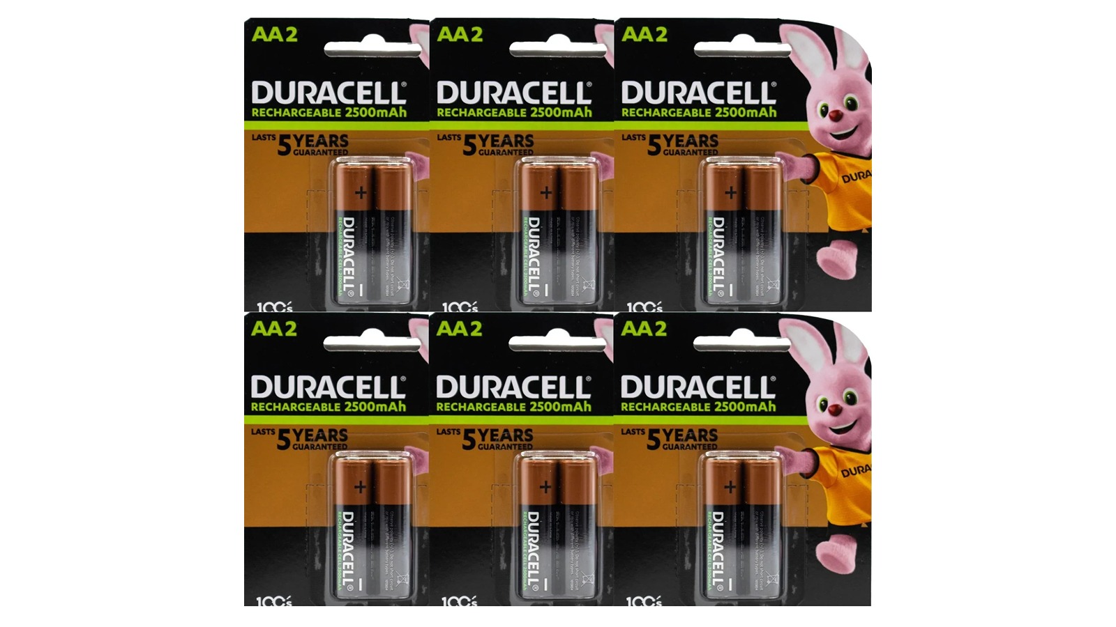 Duracell Pack of 12 AA Rechargeable Battery