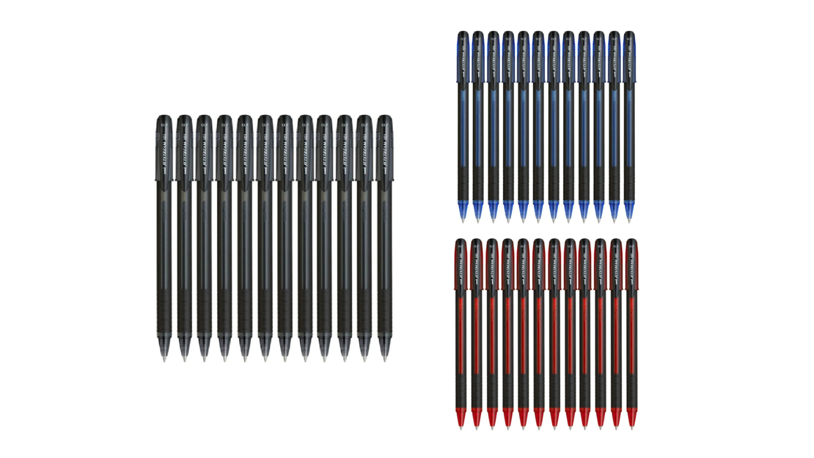 Uni-Ball Pack of 12 101 Jetstream Rollerball Stick Fine Pen 