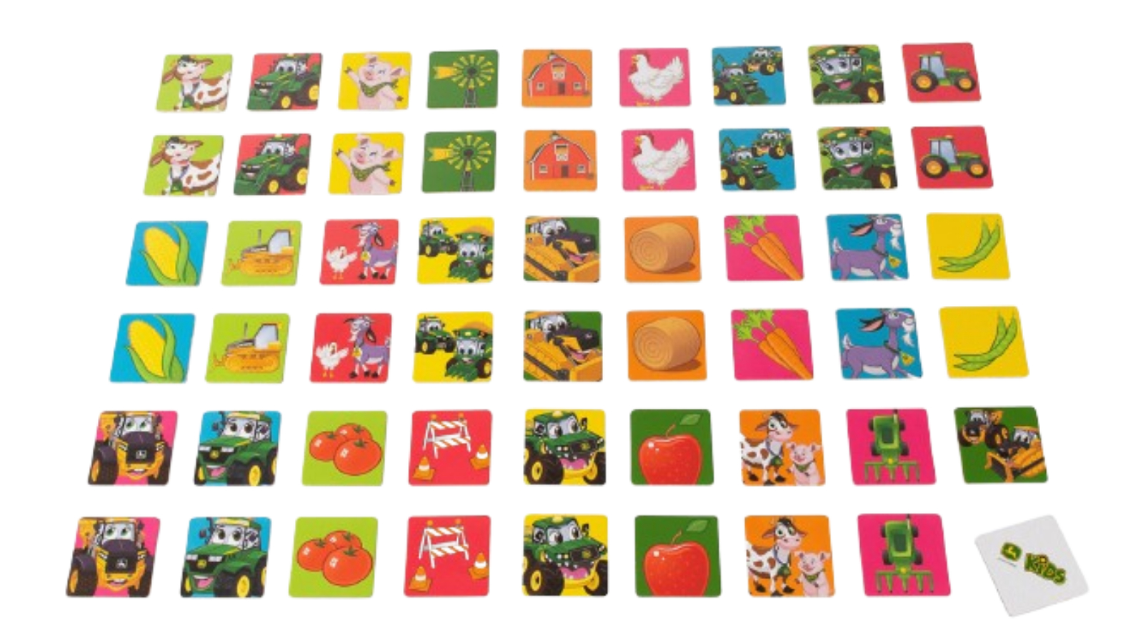John Deere Kids Match Card Game