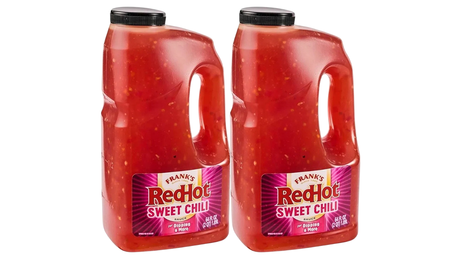 Frank's Pack of 2 Bottle Red Hot Sweet Chilli Sauce - 1.89 Litre
