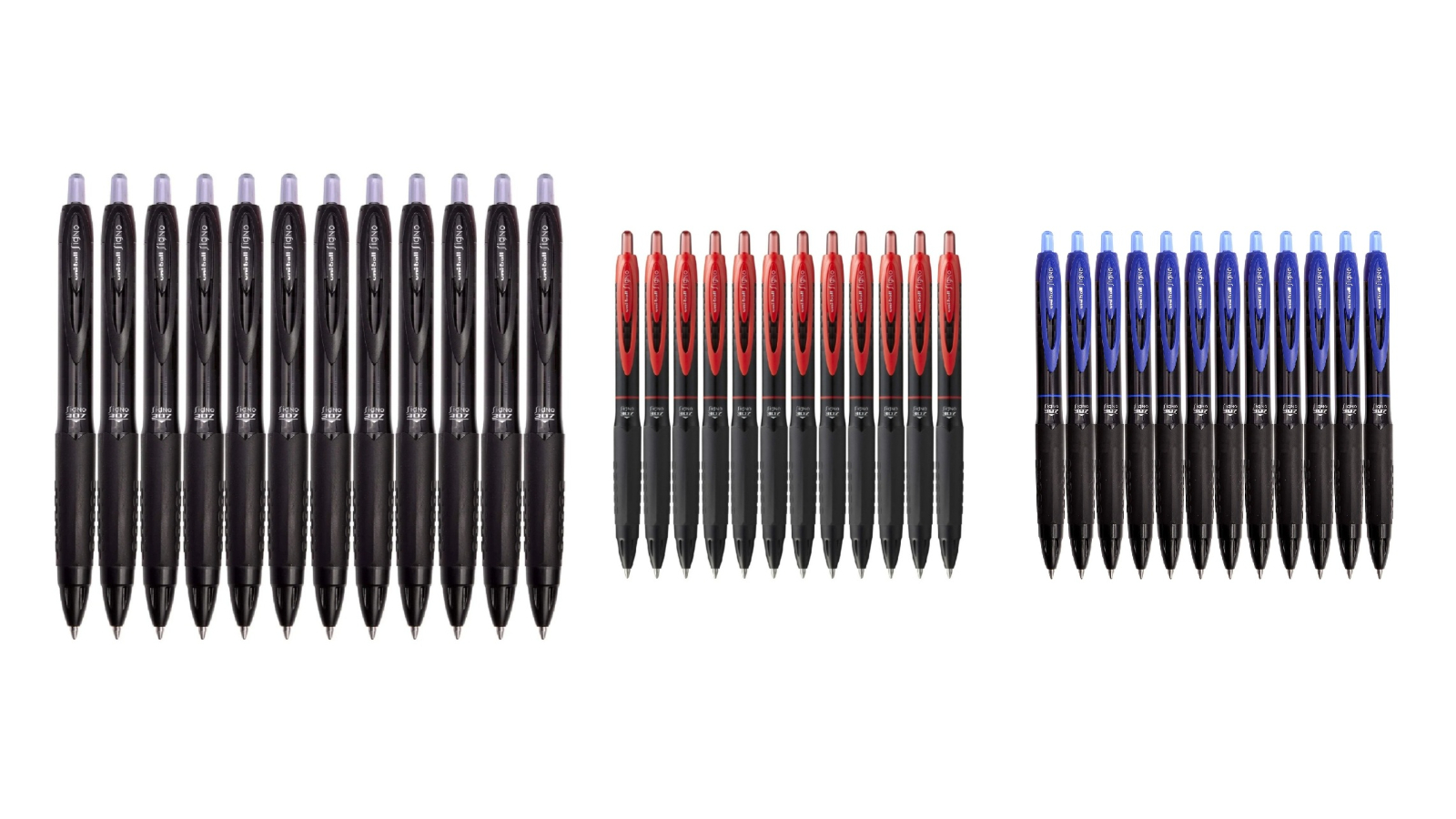 Uni-Ball Pack of 12 UMN307 Signo Retractable Gel Ink Rollerball Pen