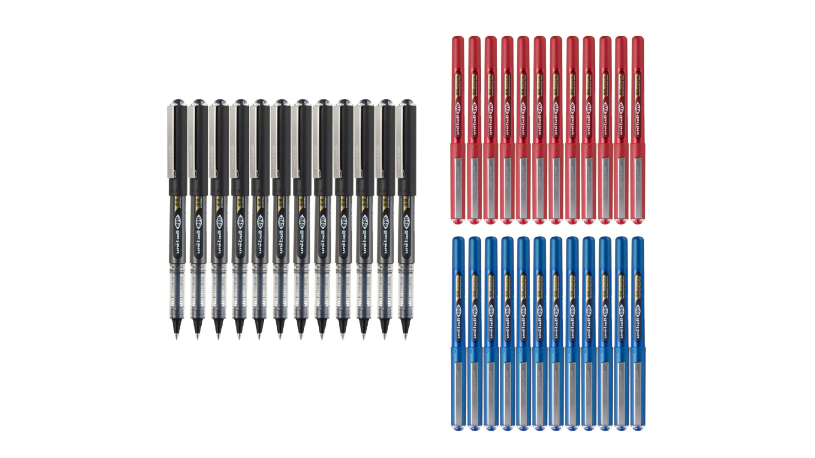 Uni-Ball Pack of 12 UB150-038 Eye Liquid Ink Rollerball Ultra Micro Pen