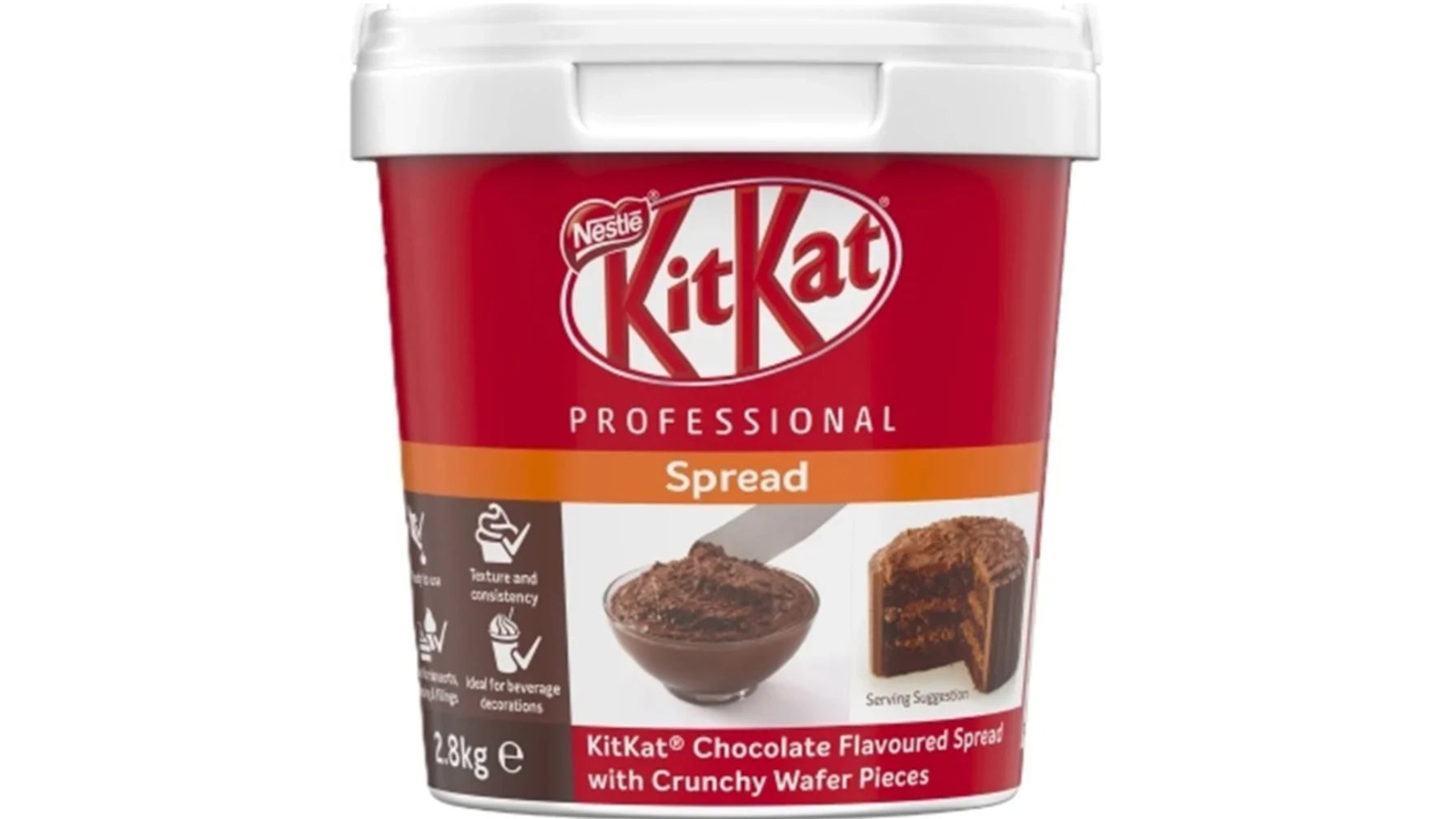 Nestle Kitkat Chocolate Spread Tub - 2.8kg