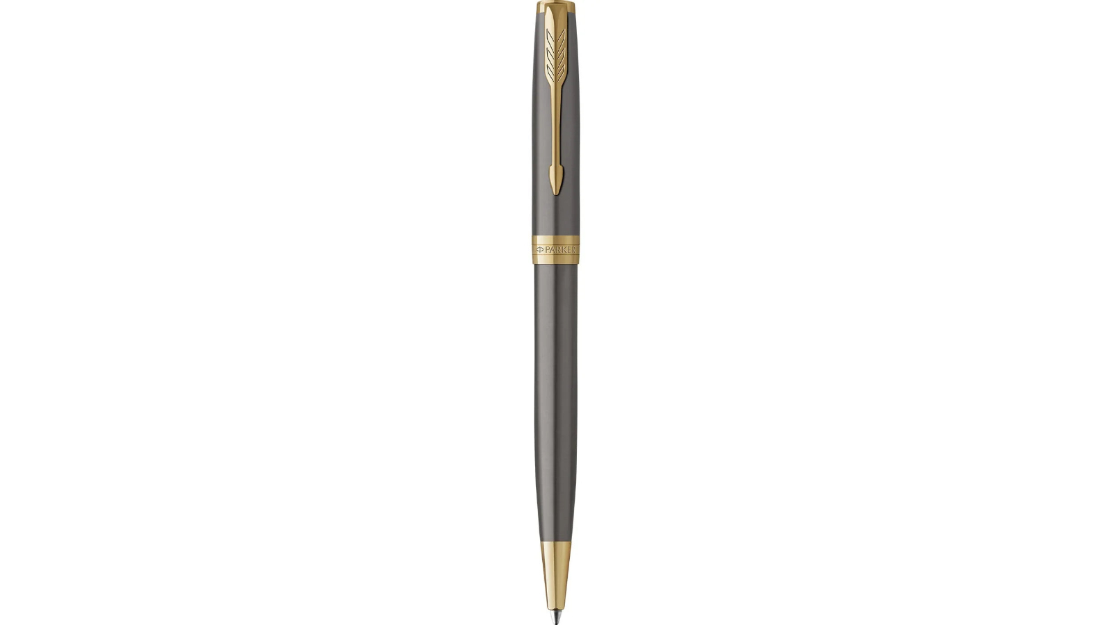 Parker Sonnet Medium Nib Ballpoint Pen Gift Box Set - Grey/Gold