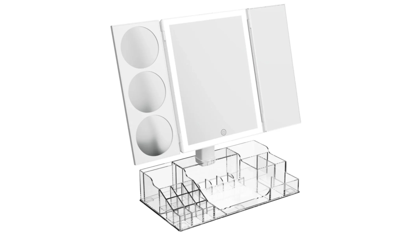 Wellcare Adjustable Makeup Beauty Mirror with LED and Magnification