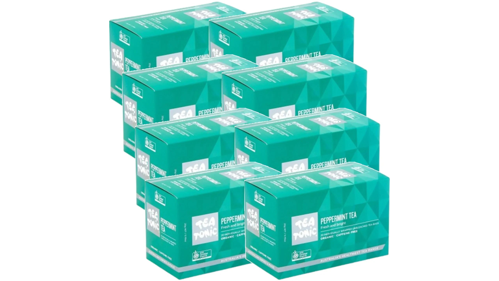 Tea Tonic Pack of 160 Individually Wrapped Envelope Tea Bag - Peppermint