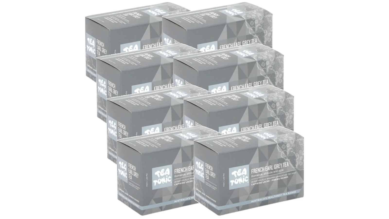 Tea Tonic Pack of 160 Individually Wrapped Envelope Tea Bag - French Earl Grey