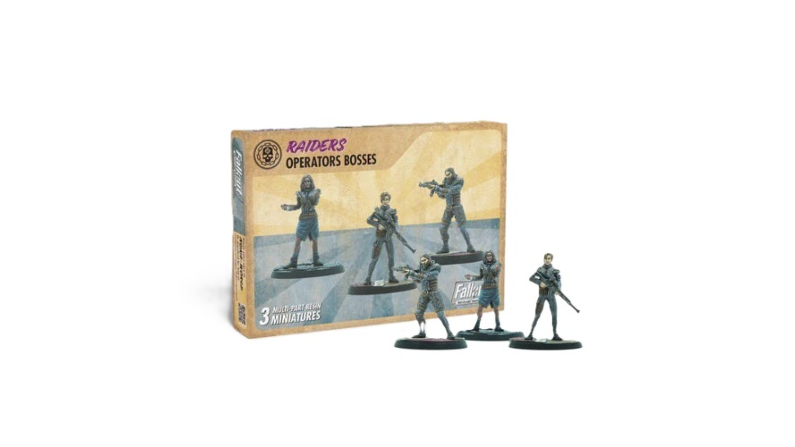 Modiphius Entertainment Fallout Wasteland Warfare Raiders Operator Bosses
