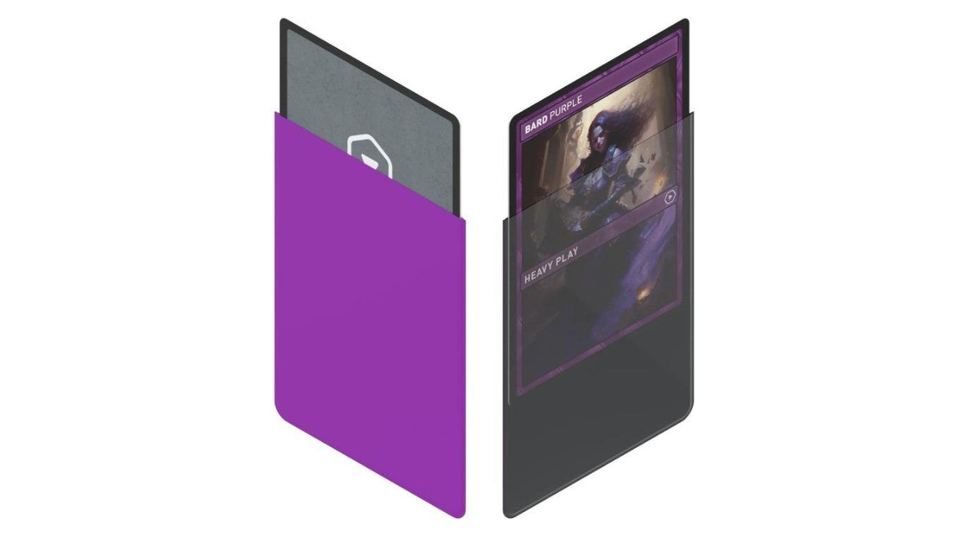 Heavy Play 100 Standard Curv Sleeve - Bard Purple