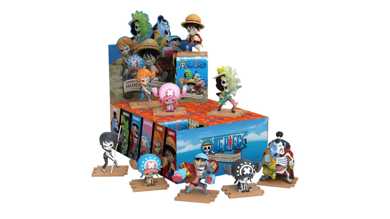 Mighty Jaxx Freeny's Hidden Dissectibles One Piece Series 2 Display