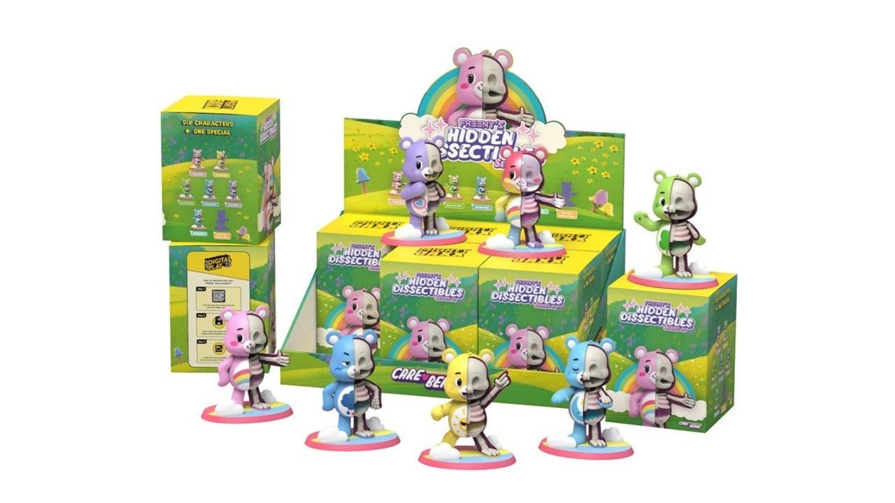 Mighty Jaxx Freenys Hidden Dissectibles Carebears Display