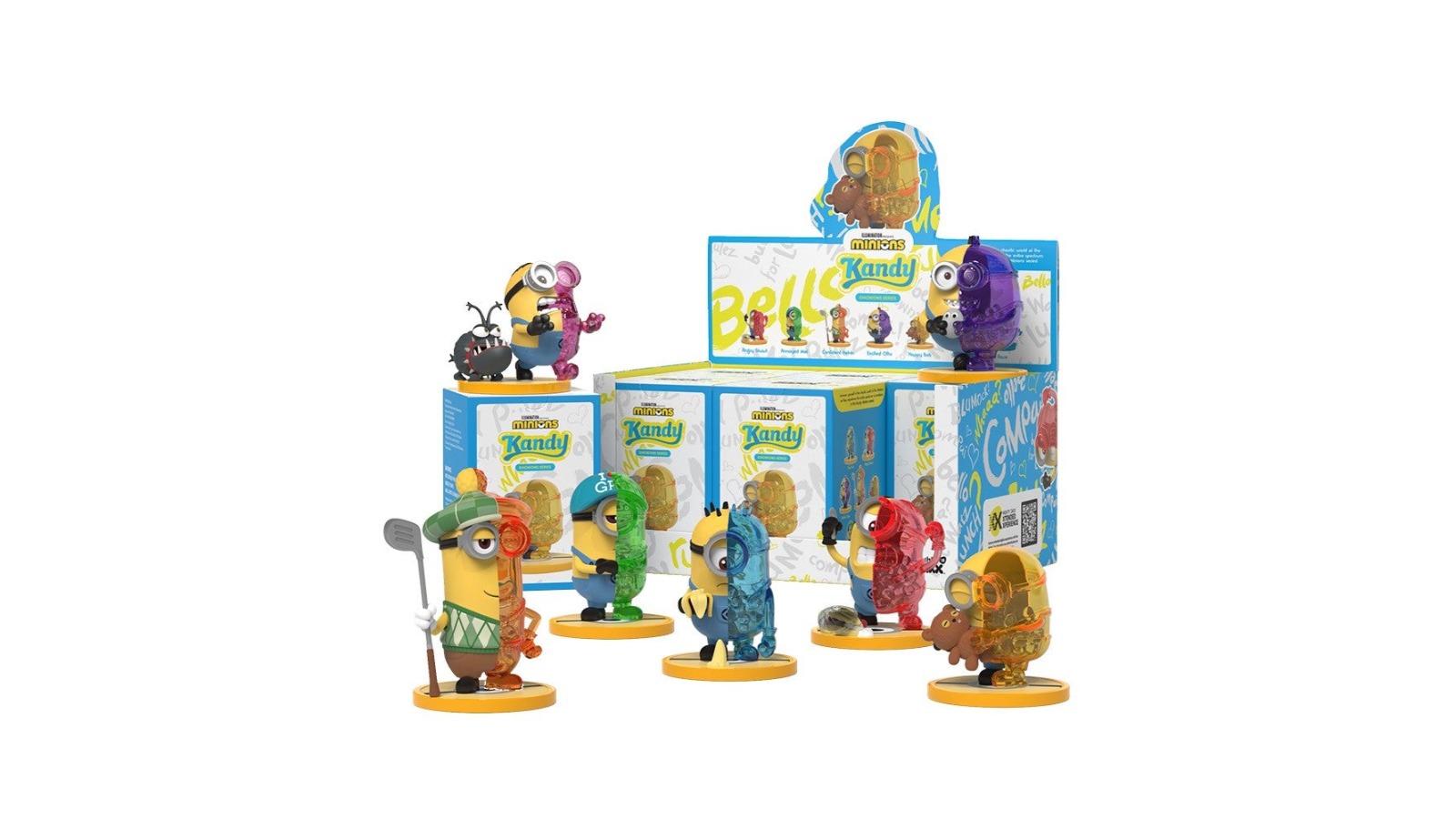 Mighty Jaxx Kandy Minions Series Display