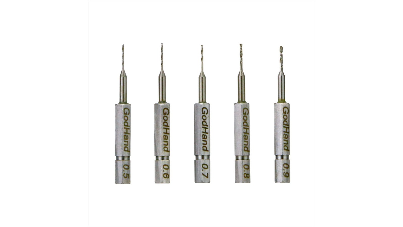 GodHand 5 Piece Quick Attachable Drill Bit - Set A