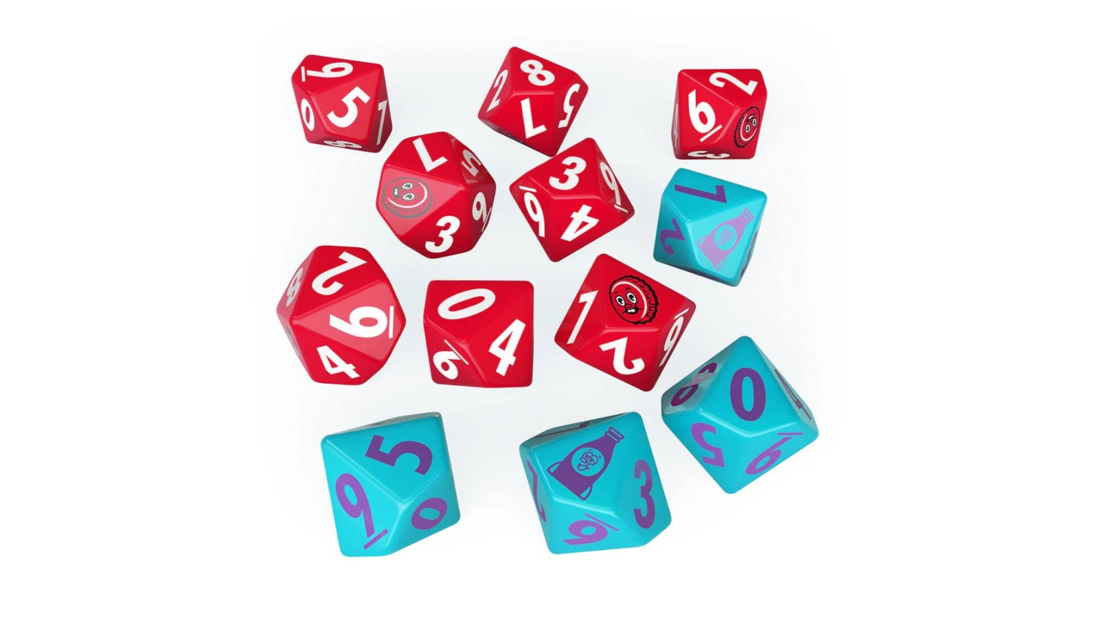 Modiphius Entertainment Fallout Nuka Cola Faction Dice Set