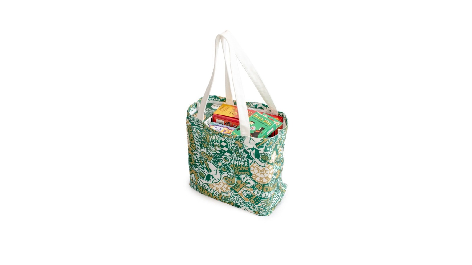 Lets Play Games Artist Series Cara Essential Tote Bag - Green