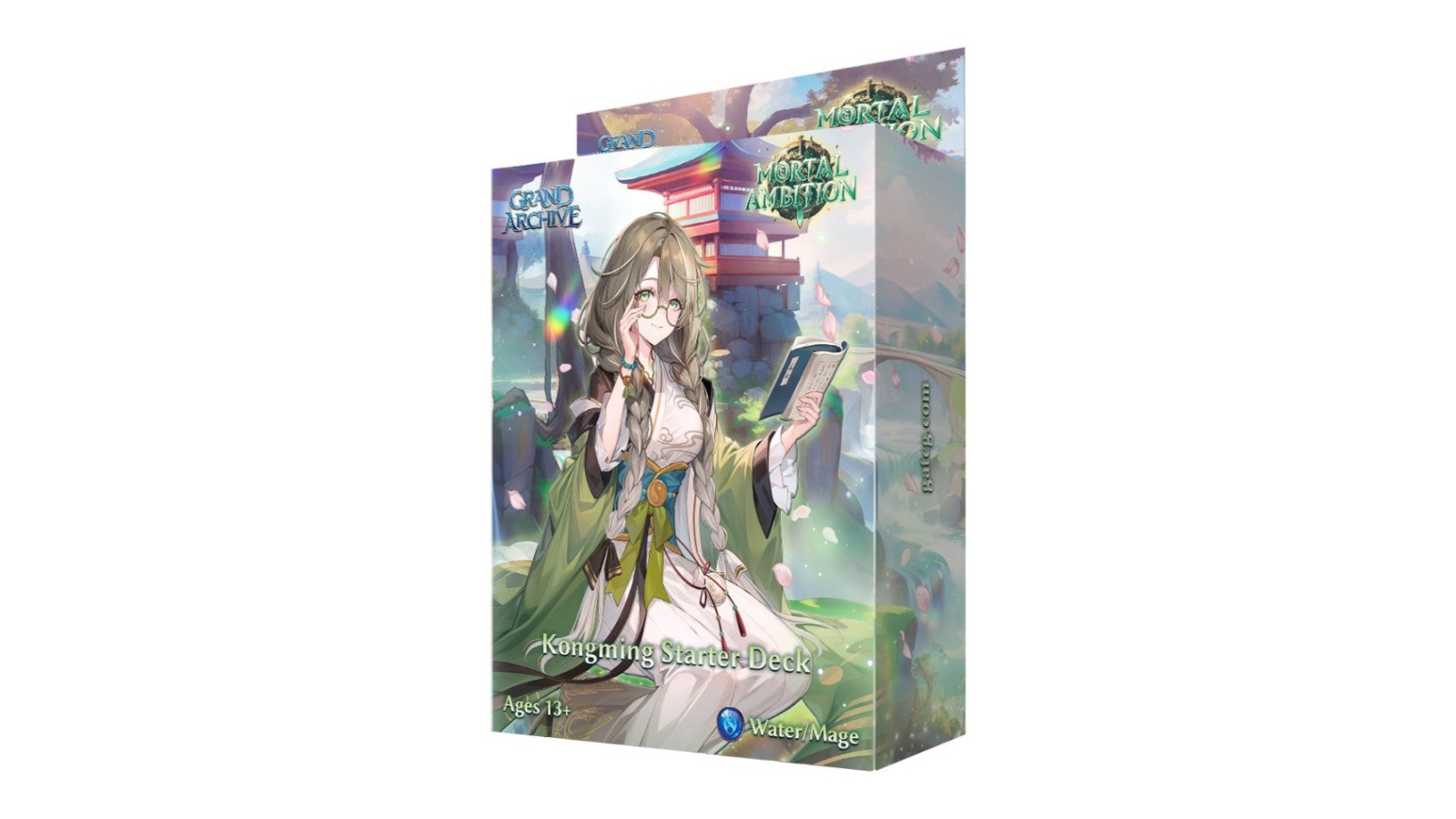 Grand Archive TCG Kongming Mortal Ambition Starter Deck Display 