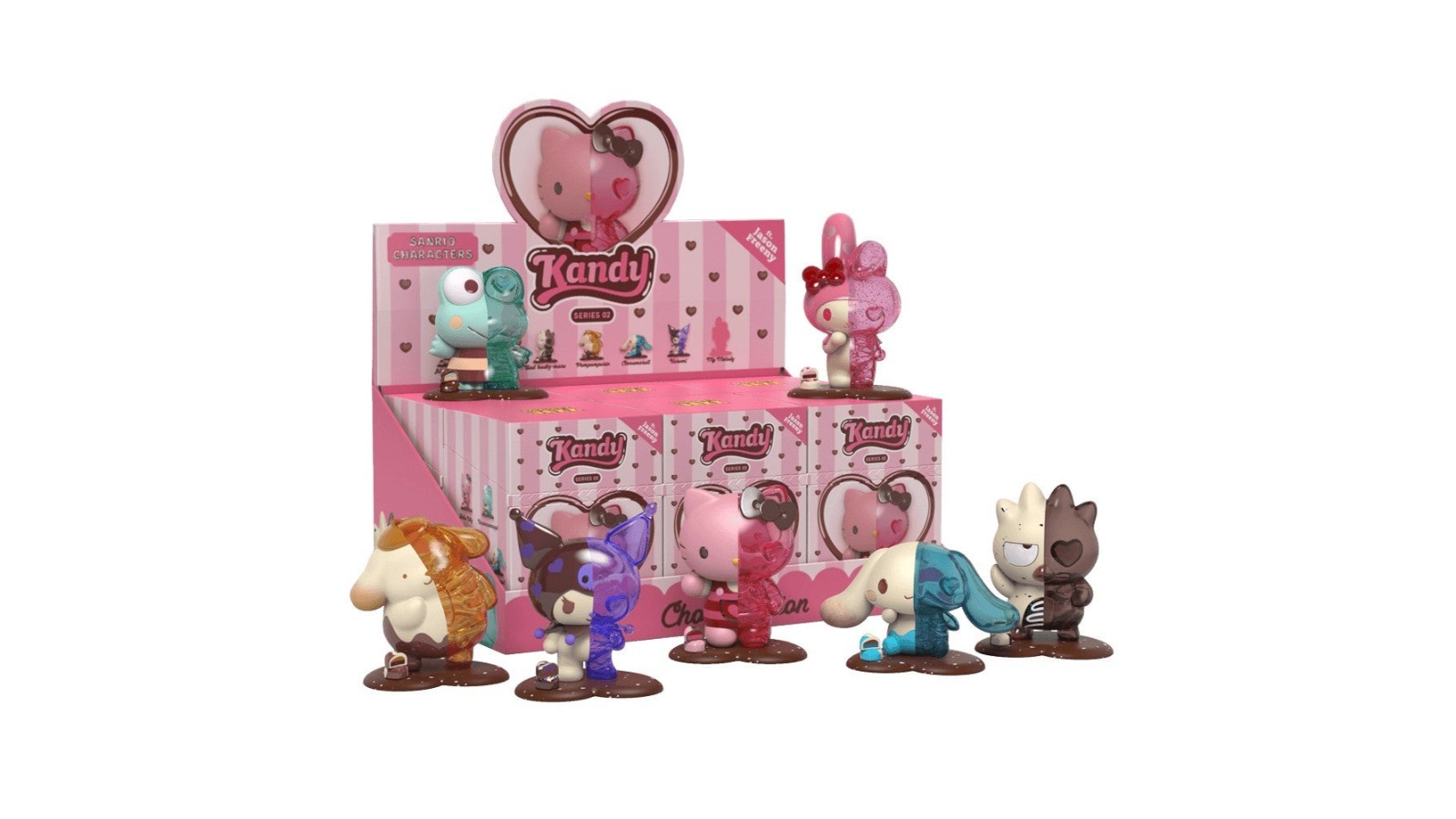 Mighty Jaxx Kandy Jason Freeny Series 2 Choco Edition Display