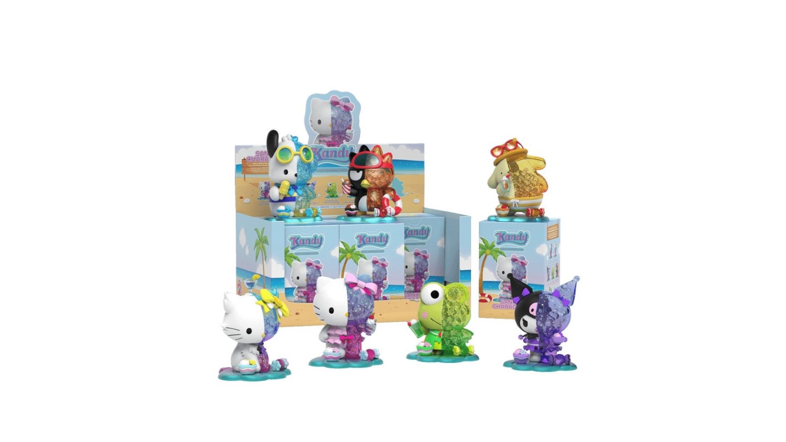Mighty Jaxx Kandy Sanrio Seabreeze Series Display