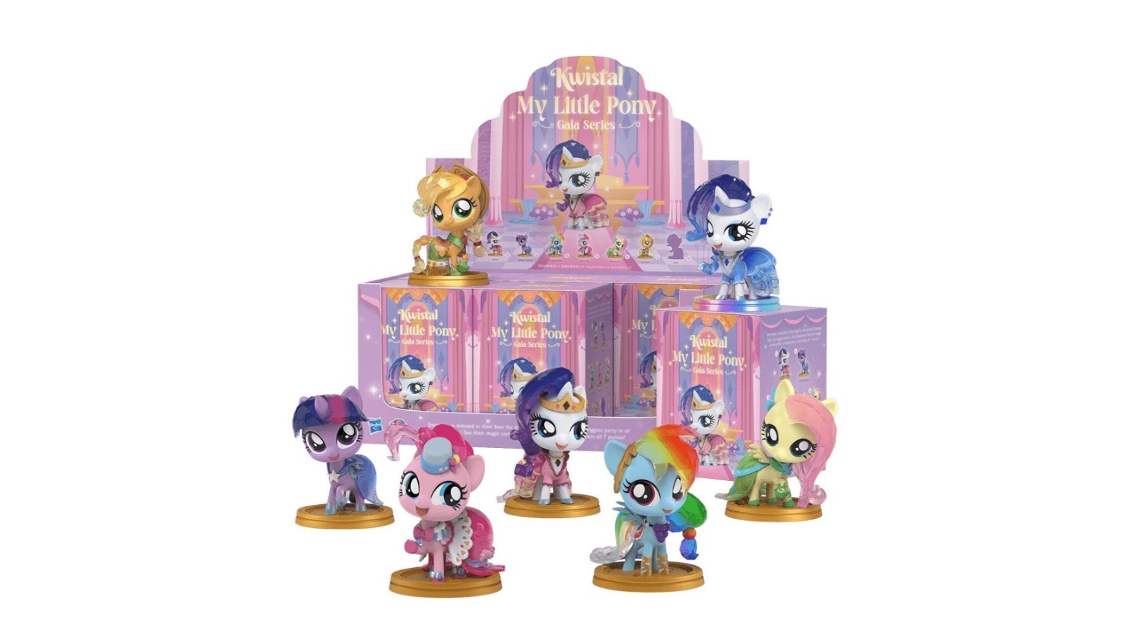 Mighty Jaxx Kwistal My Little Pony Gala Series Display