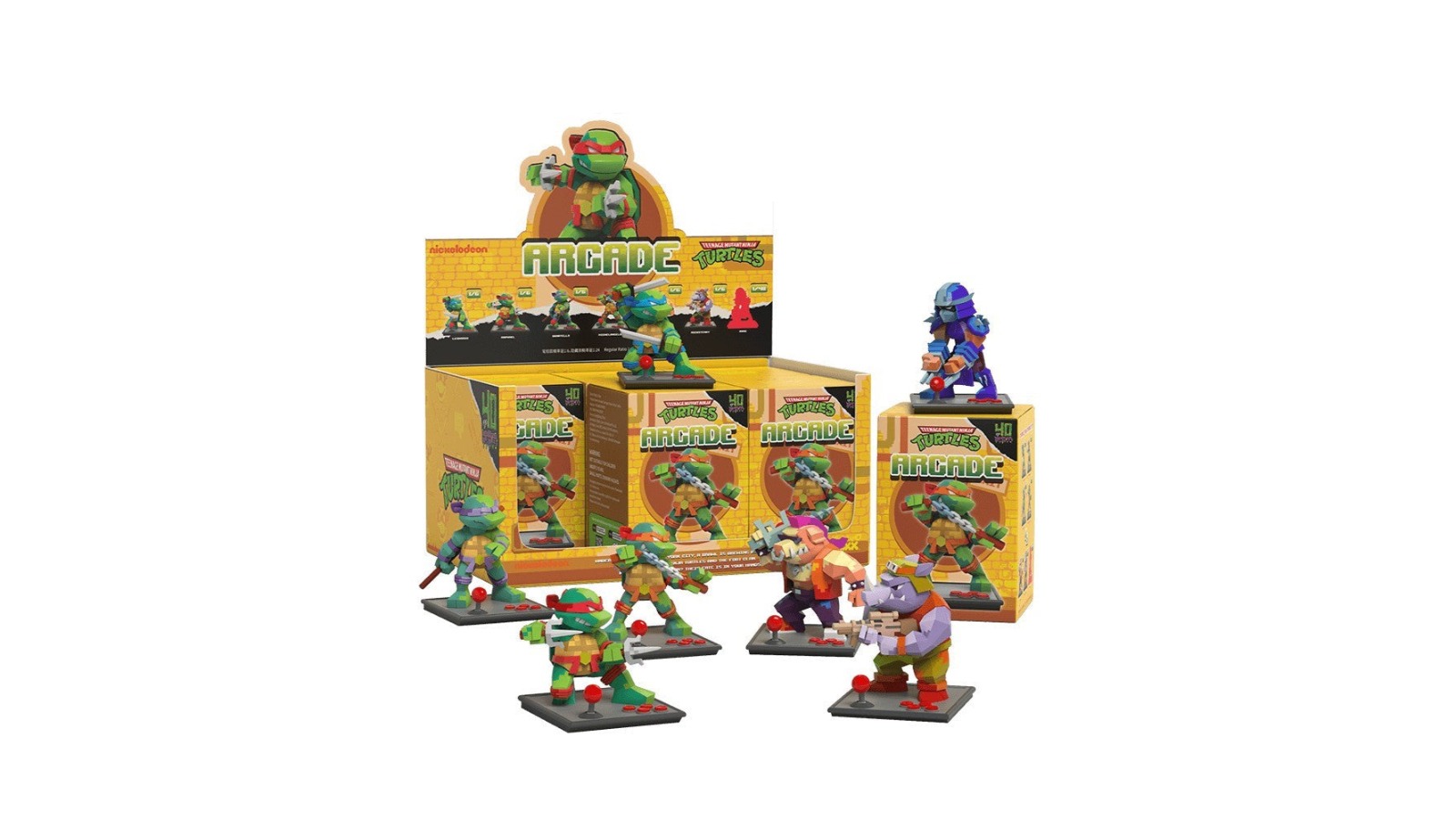 Mighty Jaxx Arcade Teenage Mutant Ninja Turtles Display
