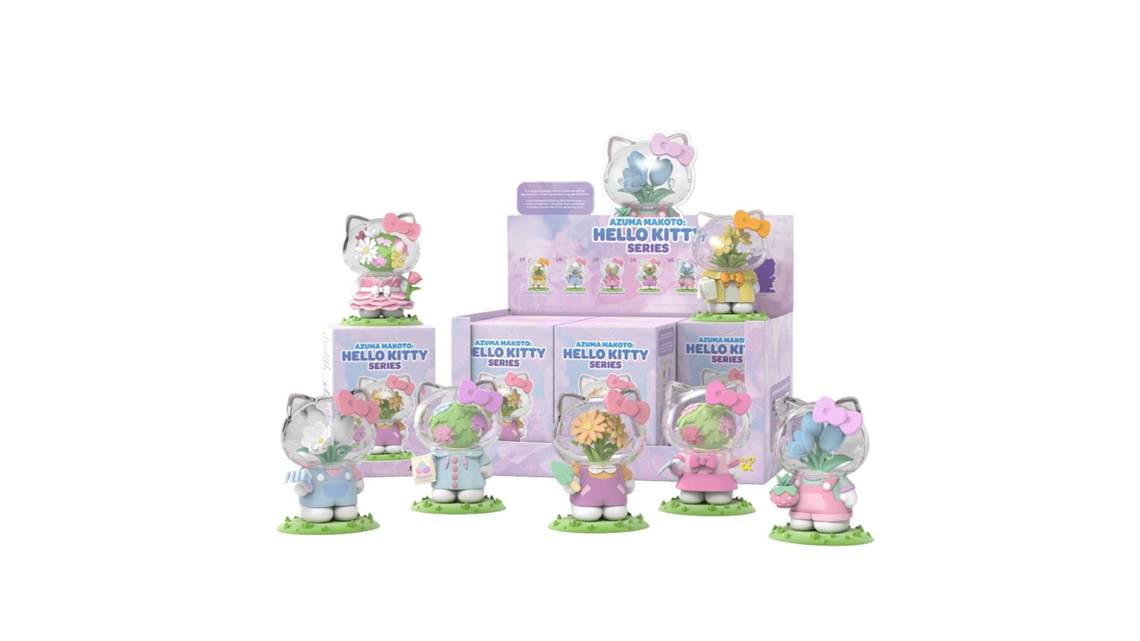 Mighty Jaxx Azuma Makoto Sanrio Hello Kitty Series Display