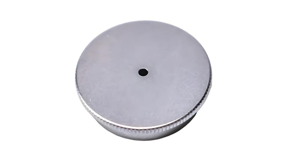 H&S Airbrushes Matte Chrome Cup Lid - 2ml
