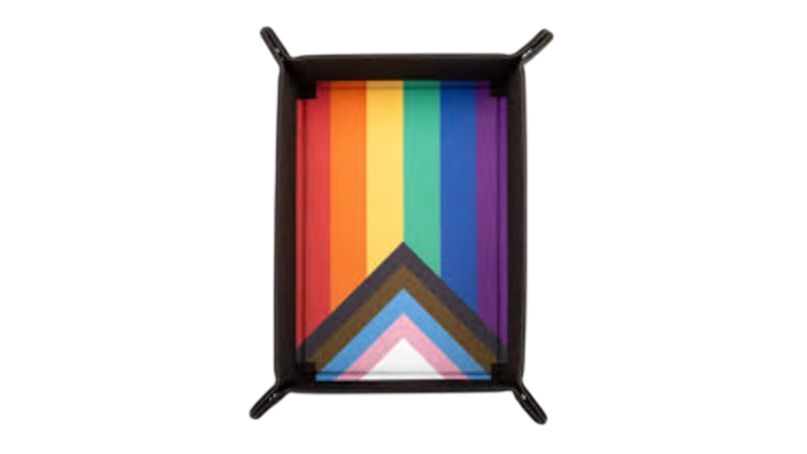 Fanroll Tray Rainbow Flag Pride Fold-Up Velvet Dice