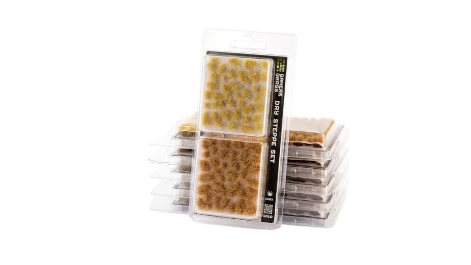 Gamers Grass Dry Steppe Tufts Set