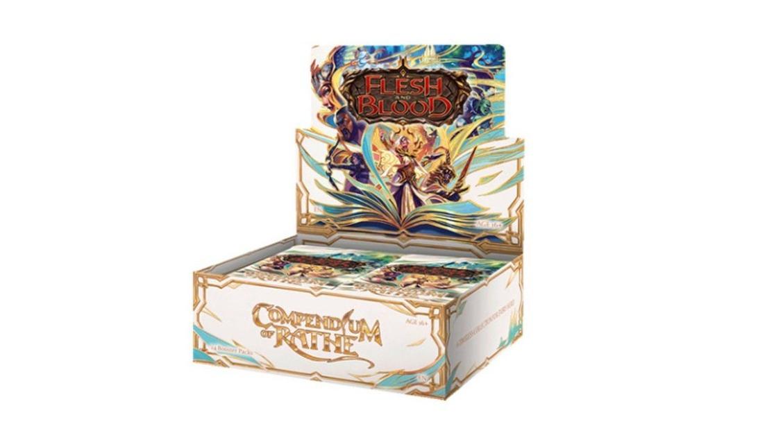 Legend Story Studios Flesh and Blood: Compendium of Rathe Booster Display