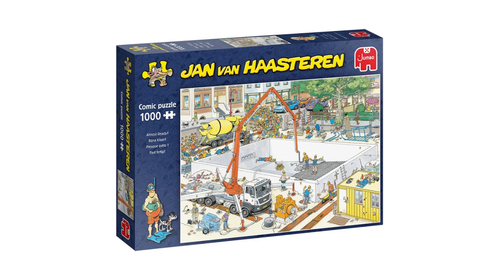 Jumbo 1000 Piece Jan Van Haasteren Almost Ready Comic Puzzle