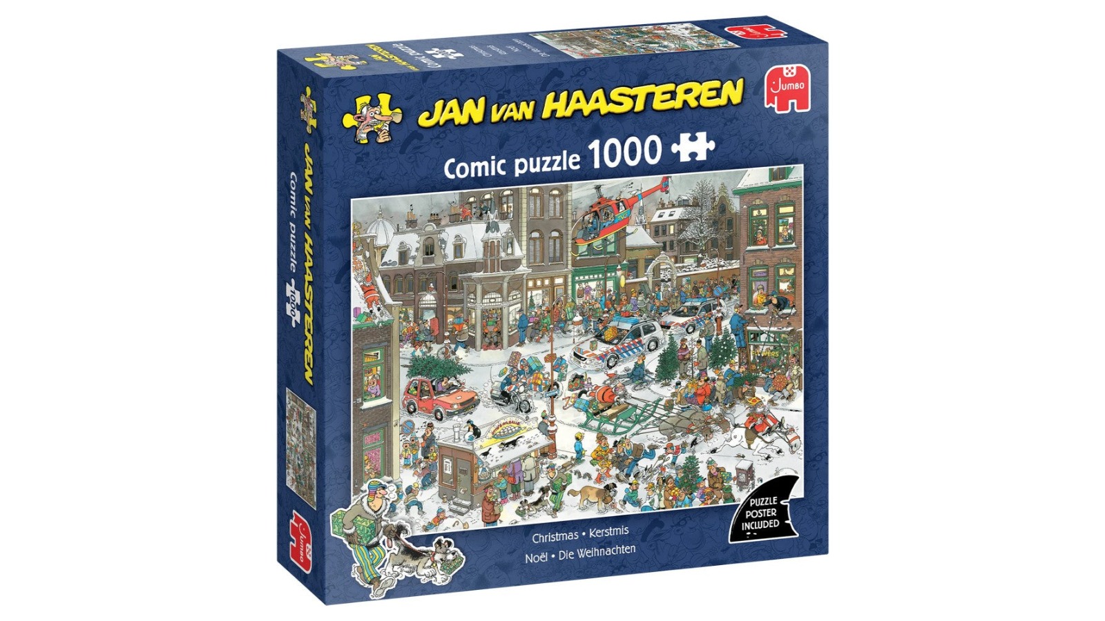 Jumbo 1000 Piece Jan Van Haasteren Christmas Comic Puzzle