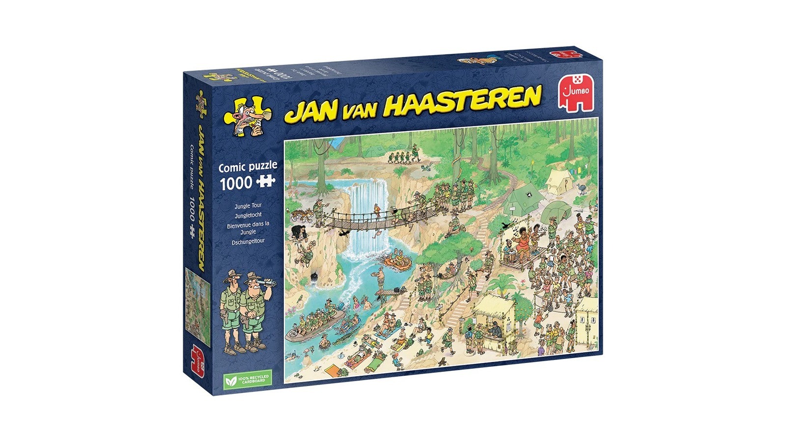 Jumbo 1000 Piece Jan Van Haasteren Jungle Tour Puzzle