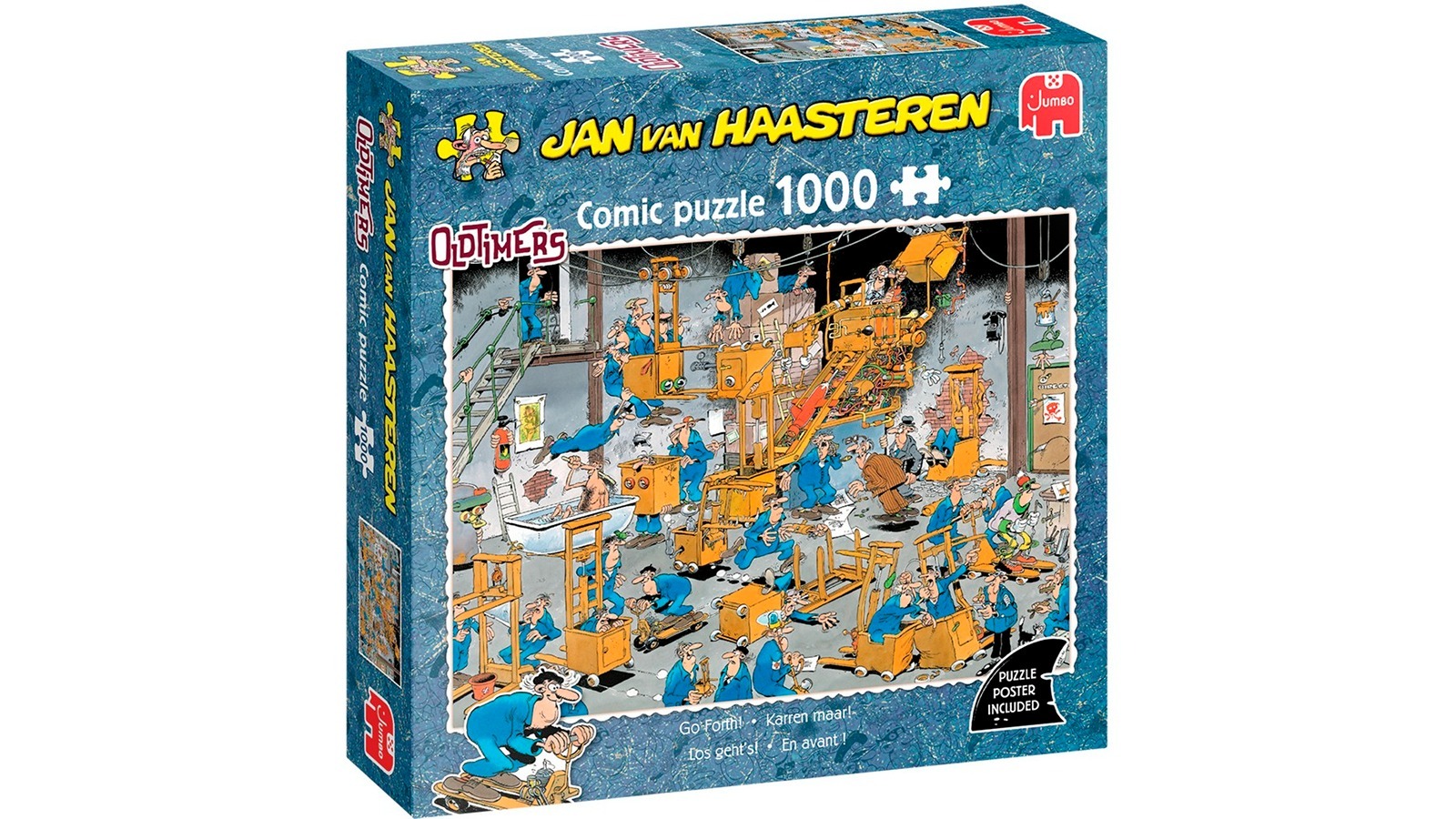 Jumbo 1000 Piece Jan Van Haasteren Oldtimers Go Forth Puzzle