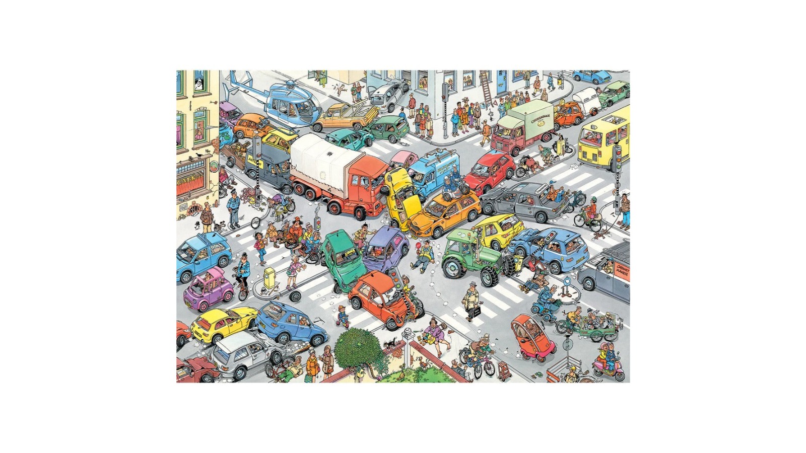 Jumbo 3000 Piece Jan Van Haasteren Traffic Chaos Puzzle