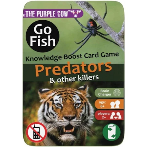 Go Fish Predators Magnet Tin Board Game