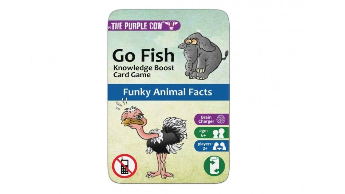 Go Fish Funky Animal Facts Board Game