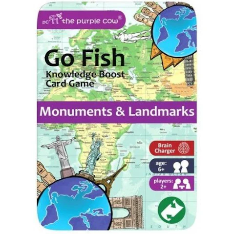 Go Fish Monuments and Landmarks Board Game