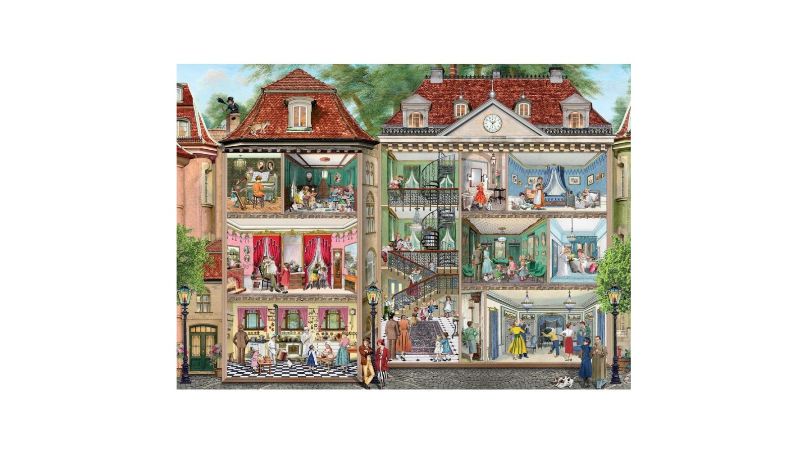 Holdson 500 Piece House Antics Victorian Puzzle - X-Large