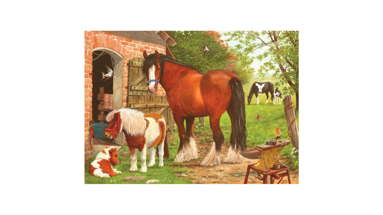 Holdson 1000 Piece Kith and Kin Stable Door Puzzle