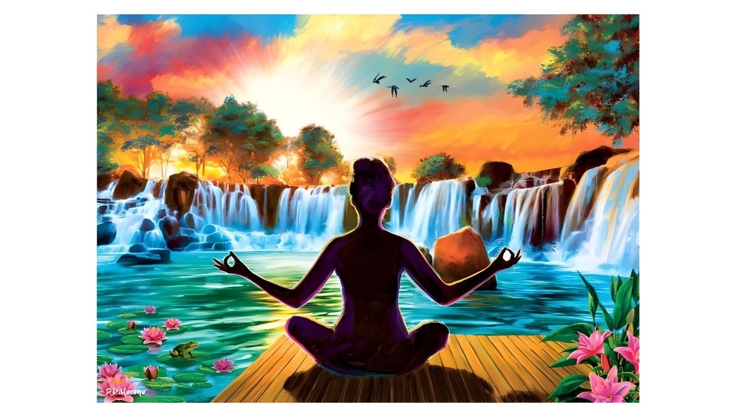 Holdson 500 Piece Namaste Love and Light Puzzle - X-Large