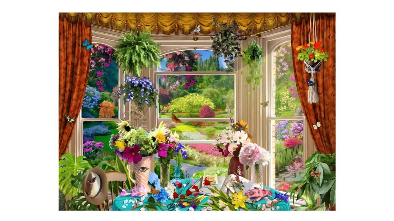 Holdson Outside My Window Gardeners View Puzzle 