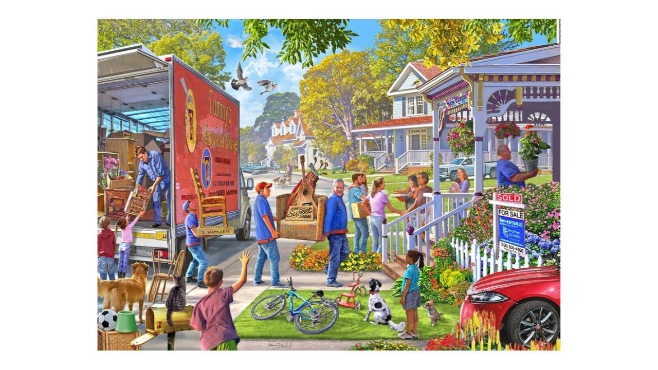Holdson 1000 Piece Rhythm of Life Moving Day Puzzle 