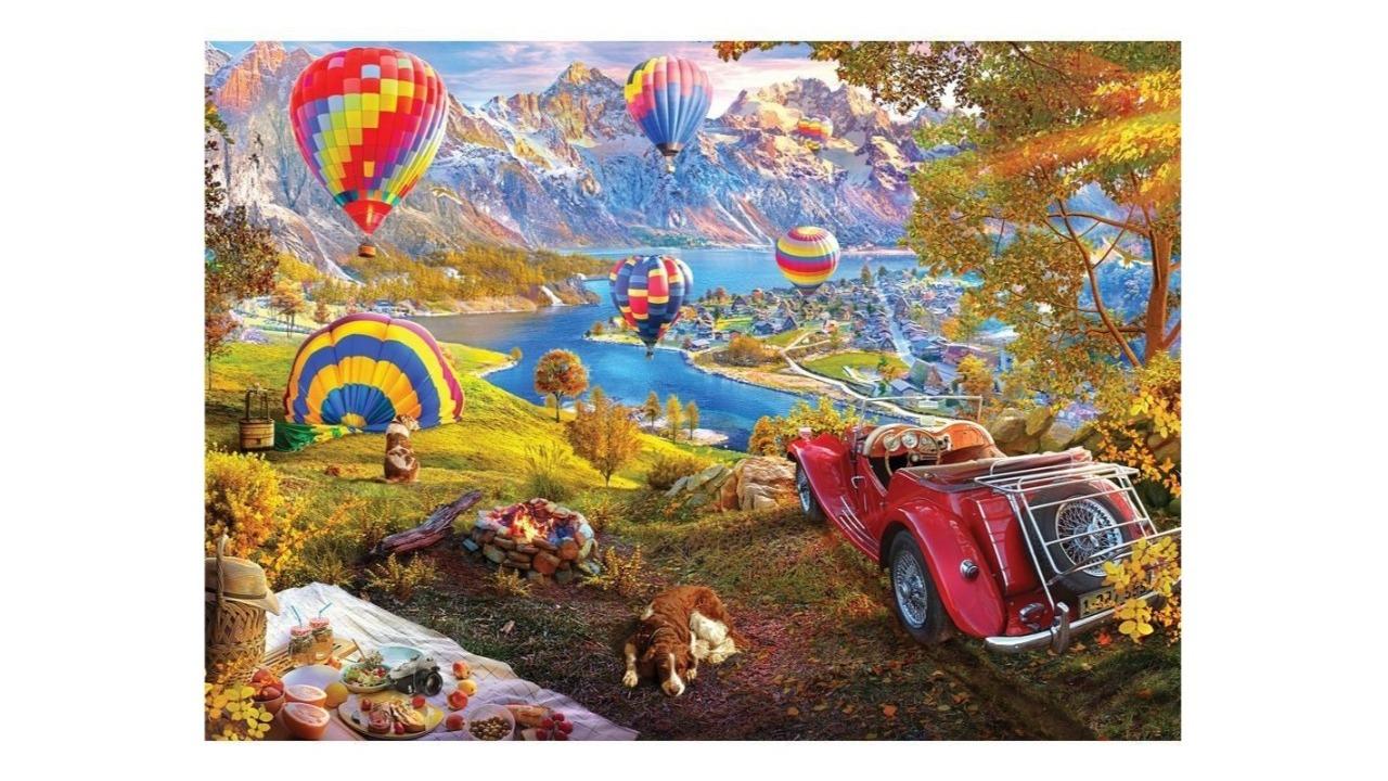 Holdson Road Less Travelled Hot Air Balloon Puzzle 