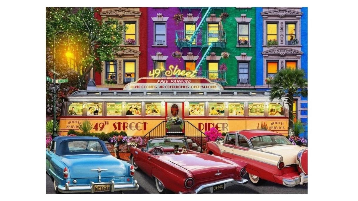 Holdson 1000 Piece Travel Abroad 2 Diner Puzzle 