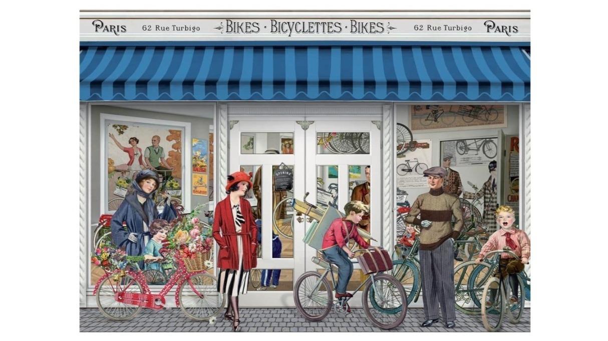 Holdson 1000 Piece Victorian Day Out Bikes Puzzle 