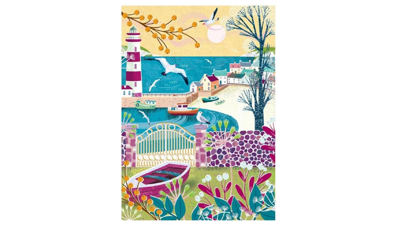 Holdson While Sun Shines Boats Shore Puzzle 